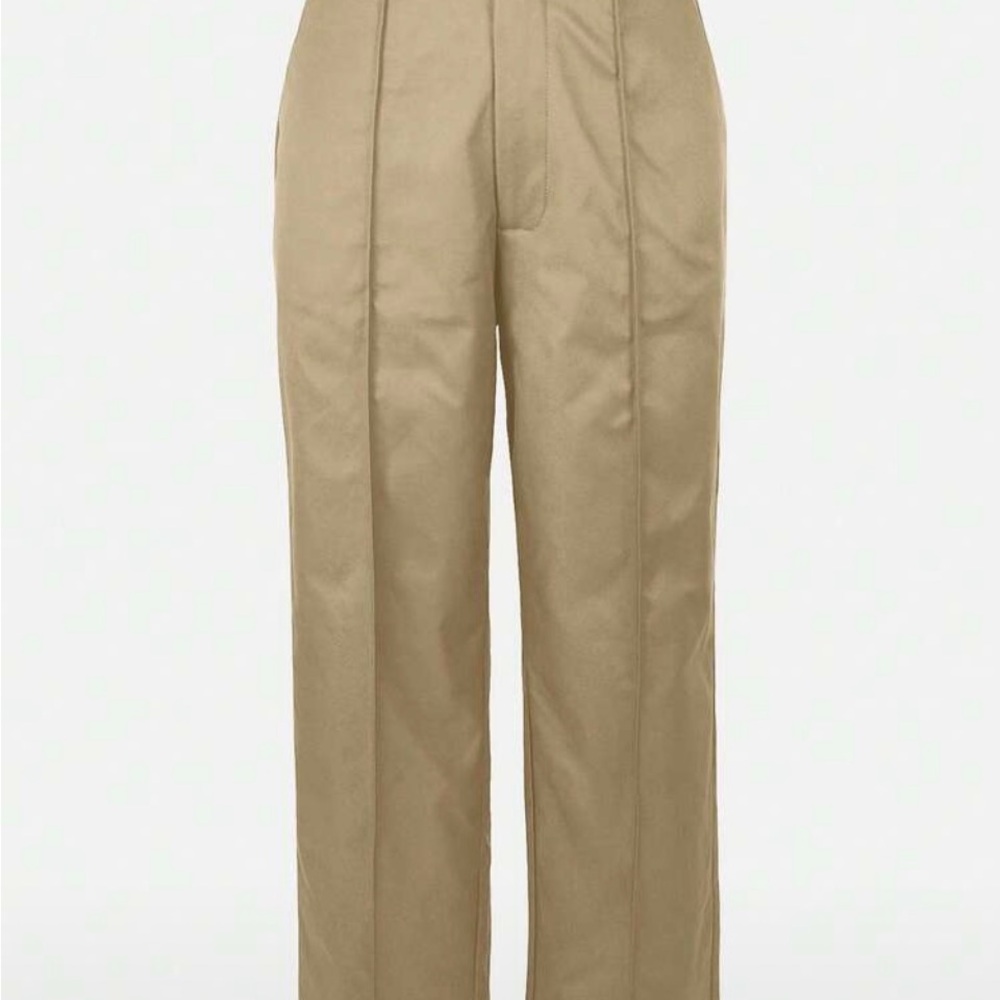 SHEIN Tan Straight Leg Women's Pants